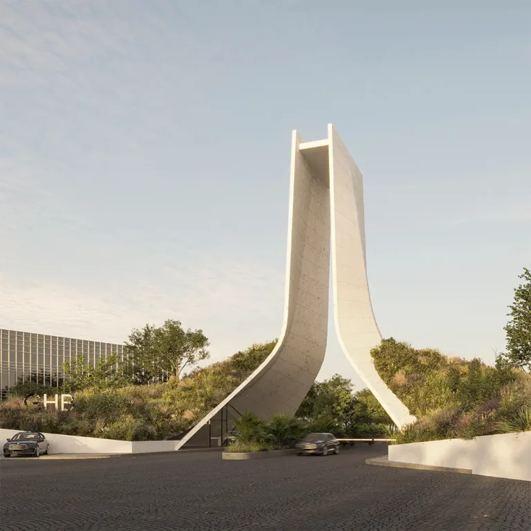 GHB Gate Entrance Architecture in Surat